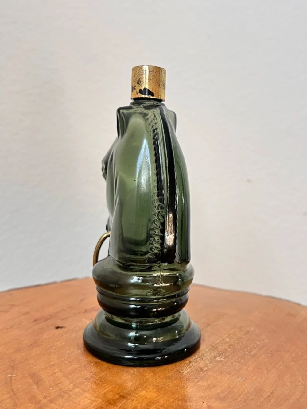 Vintage Avon Wild Country Green Pony Horse Decanter Glass Bottle Collectible‎